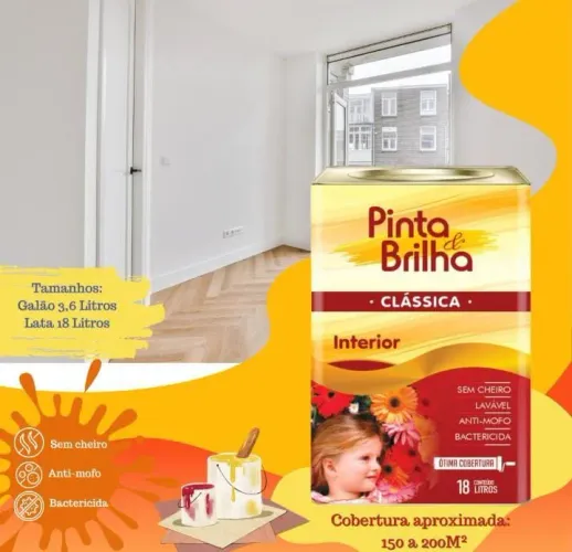 Tintas pinta e brilha interna ou externa  18L / entregamos - a partir de 109,00 