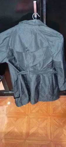 Casaco impermeável importado Trench Coat Feminino Elegante com Cinto