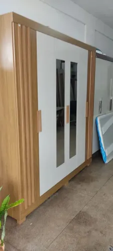 guarda roupa de casal já montado fazendo montagem grátis 1.099