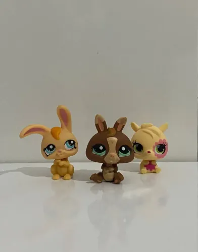 Littlest Pet Shop Coelhos e Hamster