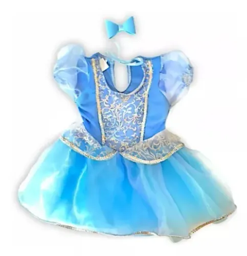 Fantasia de Cinderela Para Bebê