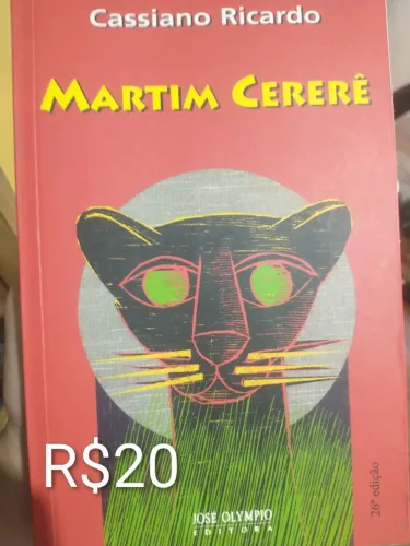 Livro de poemas Martin Cerere (Cassiano Ricardo)