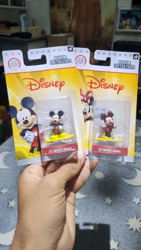 Brinquedo Boneco Mickey E Minnie Nano Metal Lacrado
