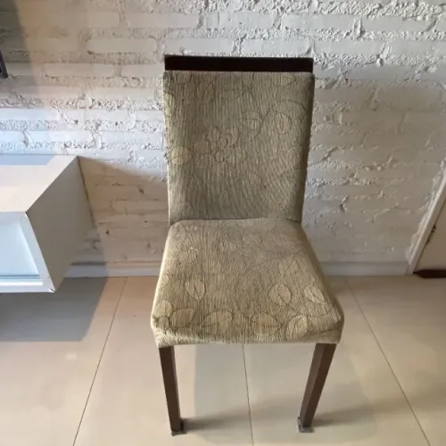 C352 Cadeira para reforma de estofado e madeira sala jantar 