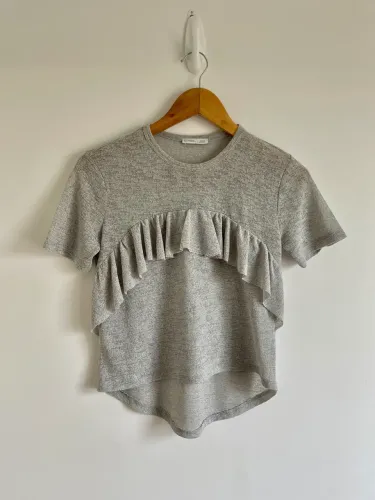 Blusa feminina cinza P da Zara