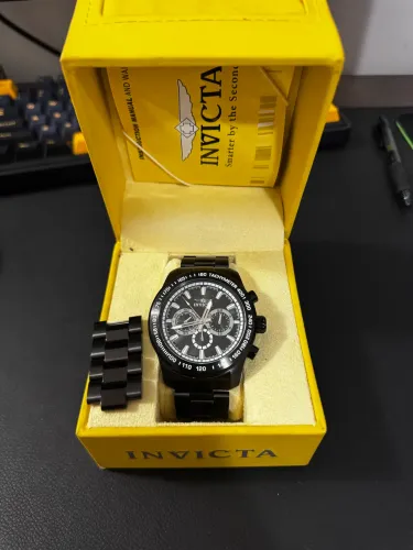 Relógio Invicta Chronograph - PVD Preto