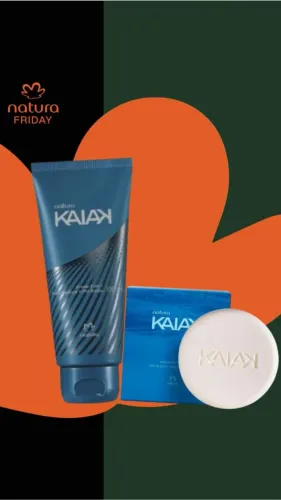 Presente Kaiak Tradicional Masculino - Creme 2 em 1 para Barbear e Pós Barba e Sabonete