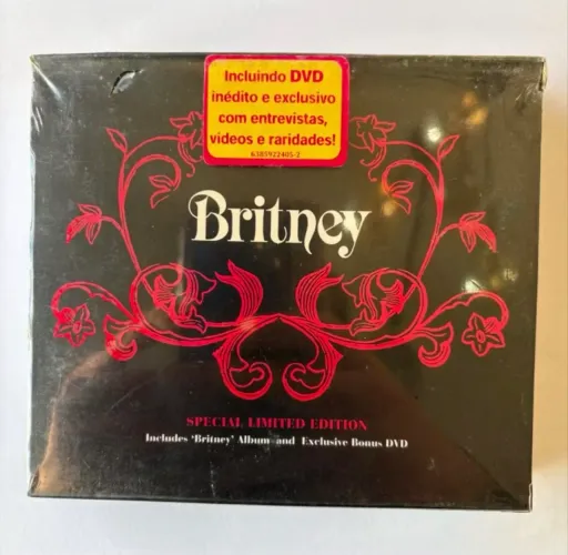 Britney Speara Britney 2001 álbum CD DVD Edição Limitada