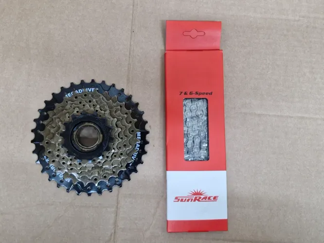 Kit Relação Bicicleta Megarange 34Dentes Nova 