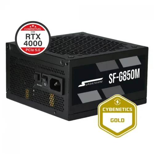 Fonte Super Frame 850w Cabo 5.0 Gold