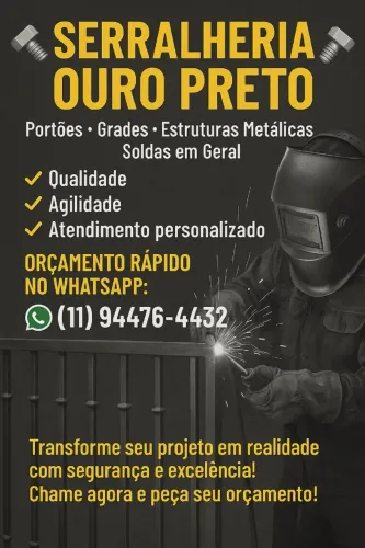 Serralheria -Feito sob Medida, Feito pra Você!