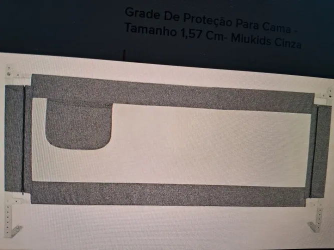  2 Grades de proteção para cama tamanho padrão e solteiro
