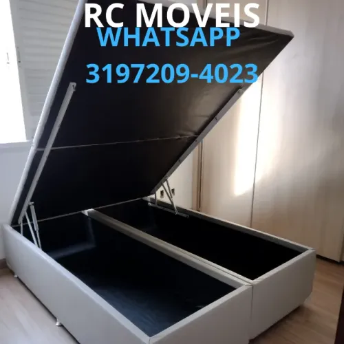 Cama Box Baú Super King 1.93x2.03 - Sofisticação, Espaço e Conforto