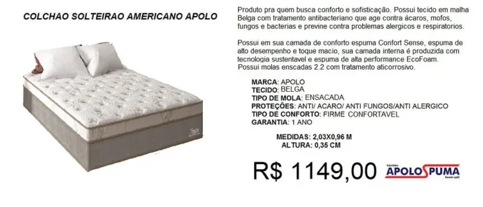 Colchão solteirão climate de otima qualidade - a pronta entrega