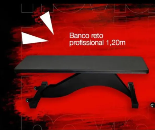Banco reto profissional novo 