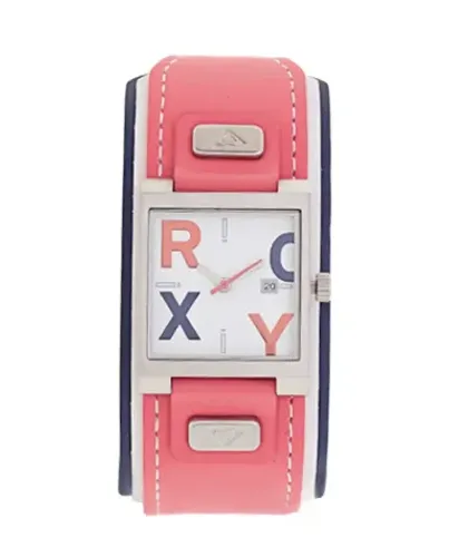 Roxy Sassy Cuff Pink Watch Bracelet Relógio Analógico Couro Rosa Azul Branco Surfe Casual