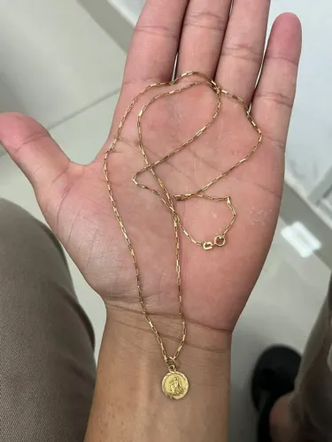 Corrente Tijolinho Ouro18k Novo