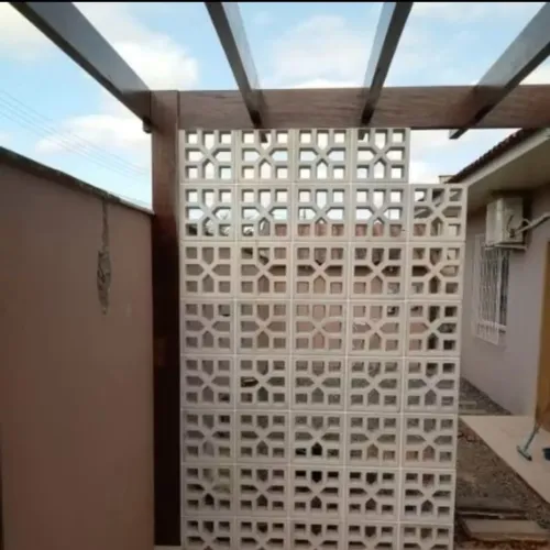 Painel de Divisória Decorativo em Concreto