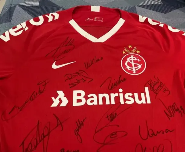 Camisa Toda Autografada do Inter