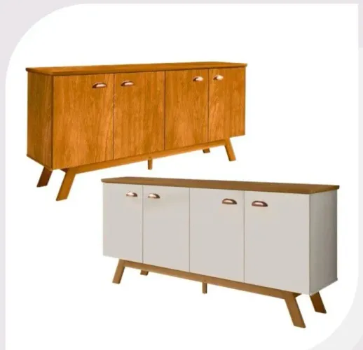 Aparador moderno com design retrô