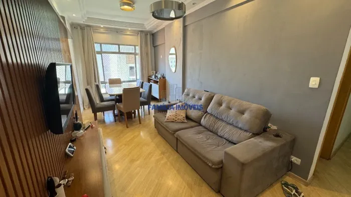 Apartamento à venda 2 quartos suíte 1 vaga Campo Grande Santos
