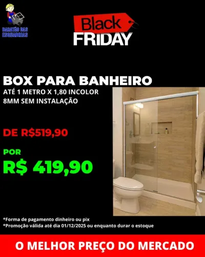 BOX PARA BANHEIRO - Promoção! 