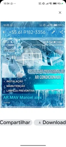 Instalação.manutencao preventiva e corretiva no seu ar condicionado..