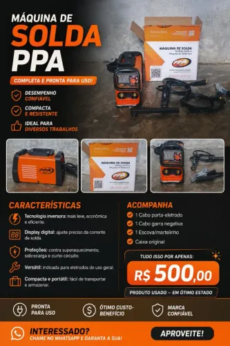 MÁQUINA DE SOLDA PPA