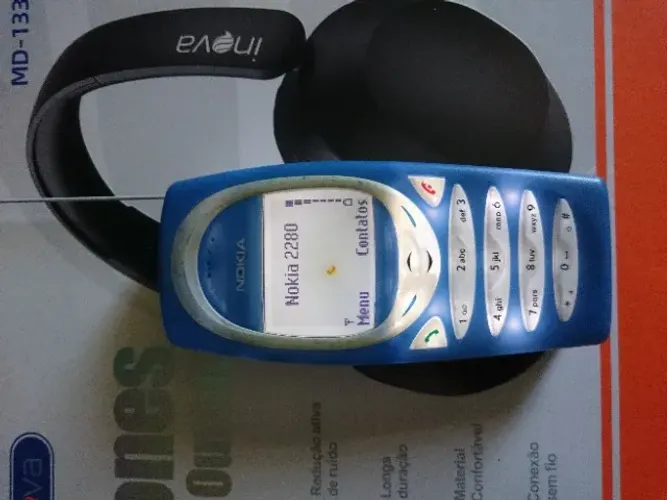 Nokia 2280 (2272) Azul Celeste com caixa original
