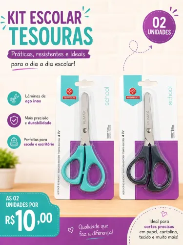 Tesoura escolar Mundial