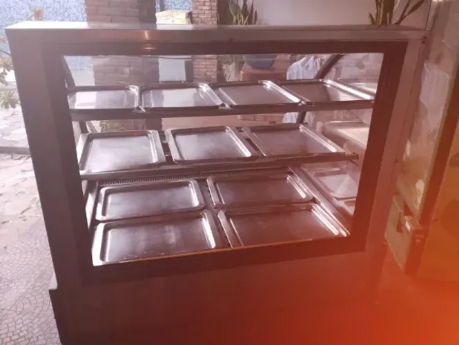 vitrine expositor quente