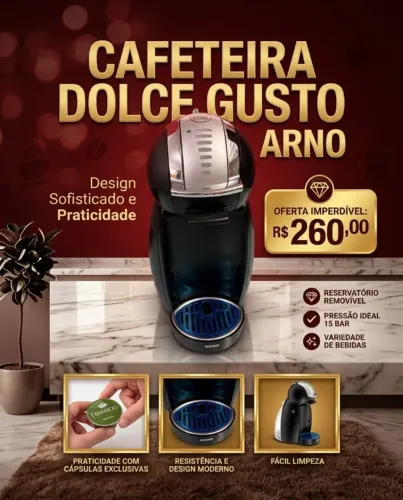 Cafeteira - Dolce Gusto - Arno