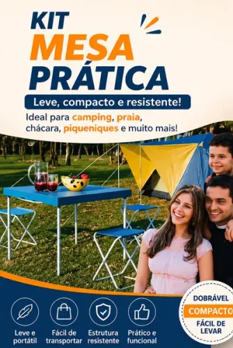 Mesa Dobrável Portátil