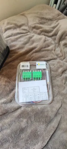 Splitter Óptico 1x8 SC/APC PLC - Para Redes FTTH / Provedores