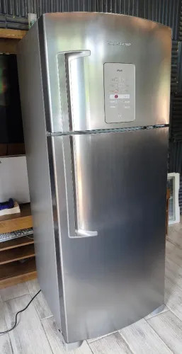 Geladeira inox duplex Brastemp Frost Free 