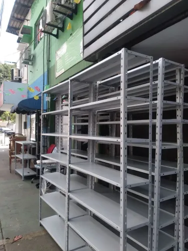 Estante em aço reforçada organizações em todos os ambientes