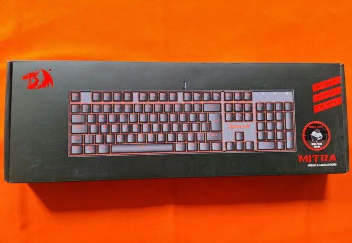 Teclado Mecânico Gamer Redragon Mitra K551 LED Vermelho - NOVO LACRADO