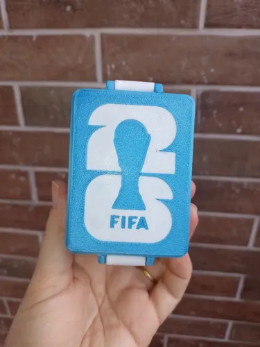 Caixinha para figurinhas da copa - Cabe 150 figurinhas 