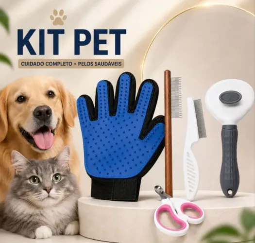 KIT PET - CUIDADOS COMPLETOS PARA CÃES E GATOS