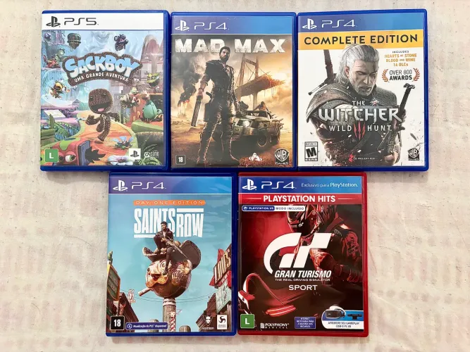 Jogos de PS4 e PS5 (Seminovos)