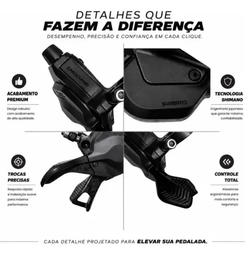 Câmbio deore modelo lançamento m6200