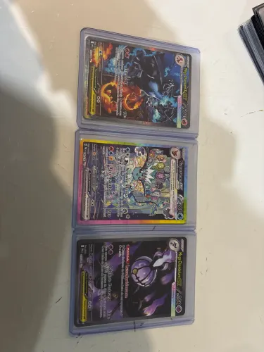 Vendo 3 cartas Pokémon NM 