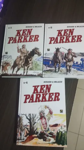 Ken Parker volumes 1, 2 e 4 Mythos capa dura
