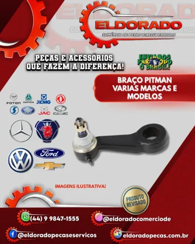 Braço Pitman varias marcas e modelosbb no