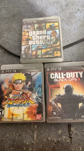 3 jogos originais para PS3