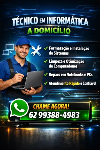 técnico em informática atendimento a domicilio