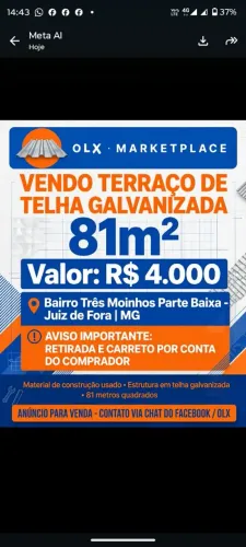 Telha galvanizada