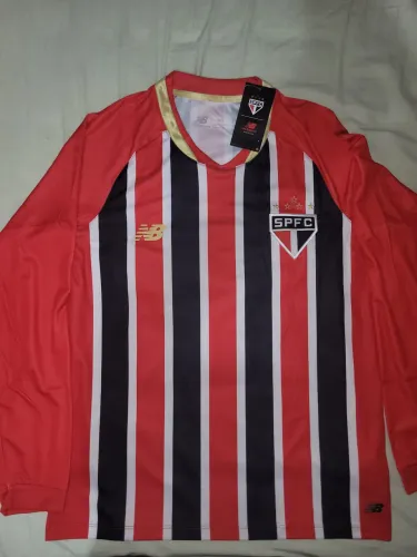Camisa SPFC 25 New balance manga longa nova na etiqueta