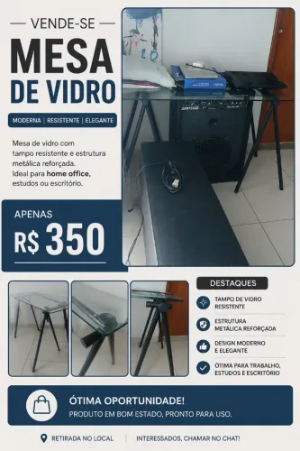 Mesa de Vidro
