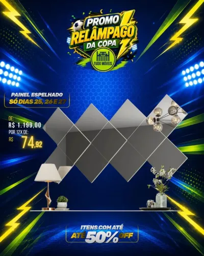 Painel espelhado